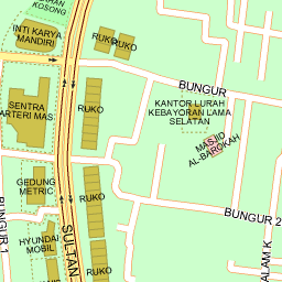 Lapangan Ahmad Yani Lapangan Ahmad Yani Jakarta Peta Lapangan Ahmad Yani