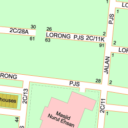 Map Of Jalan Pjs 2c 11