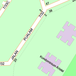 Map of Jalan Pualam 7/32 -
