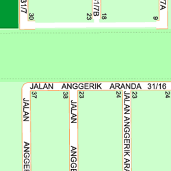 Map Of Jalan Anggerik Aranda 31 18 40460