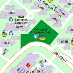 Kampong Lorong Buangkok Map Kampong Lorong Buangkok