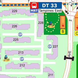 Tampines East Mrt Station Entrance Exit C Mrt Entrance Exit