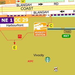 Harbourfront Mrt Exit Map Entrance/Exit A - Harbourfront Mrt (Ne1/Cc29)